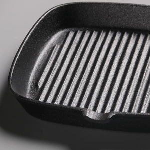 Durable Non Stick Grill Pan With Heat Resistant Handle And Scratch Resistant Cooking Surface Finish - Product Image 2