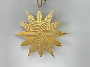 Décoration de Noël suspendue en métal, ornement décoratif pour arbre de Noël, porte, mur, fenêtre, cheminée, maison - Product Image 4
