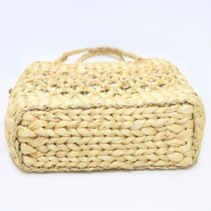 Ambachtelijke Milieuvriendelijke Handgeweven Strandtas Met Zeegras, Uniek <span class=keywords><strong>Macrame</strong></span>-Patroon Voor Zomervakantiereizen - Product Image 3