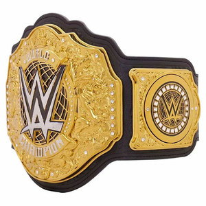 For World Heavyweight Championship Title Belt Big Gold Customizable Color & Logo <b>Boxing</b> & Wrestling 2mm 4MM Adult - Product Image 1