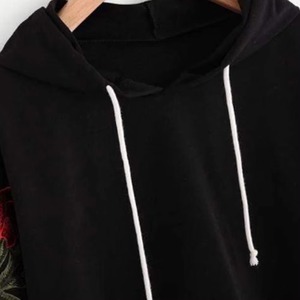 Sweat à capuche personnalisé brodé pour homme et femme, sweat à capuche oversize en molleton de coton, streetwear, vente en gros - Product Image 5