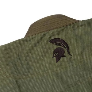 Para Lote 96 M.A.C. Kimono de BJJ, 450 GSM, Verde Oliva, Tejido de Algodón Perlado, Secado Rápido, Ligero, Transpirable, con Bolsa - Product Image 5