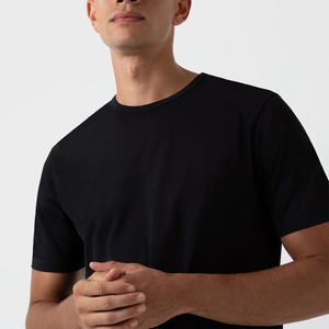 Camisetas Clásicas First Classic para Hombre, Tallas Grandes, con Logotipo Personalizado Premium, Cuello Redondo, Cuello Ringer, Algodón Puro y Poliéster, Estilo Cómodo - Product Image 3