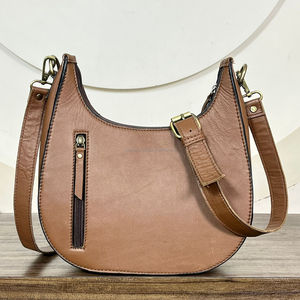Luxury Designer Floral <b>Tooled</b> <b>Leather</b> Single Shoulder Bag High Quality Stylish Genuine <b>Leather</b> Bohemian Crossbody Saddle Purse - Product Image 5