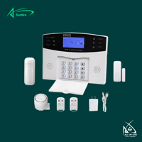 Système d'alarme domestique intelligent sans fil Sudex H9 ABS avec contrôle par application, capteur de mouvement, double réseau WiFi/GSM, écran LCD couleur, 8 zones