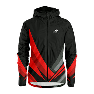 Customized <b>Men's</b> Streetwear Waterproof Rainproof Windbreaker <b>Jacket</b> Custom Printed Front Logo Zipper Closure Hooded Pattern - Product Image 1