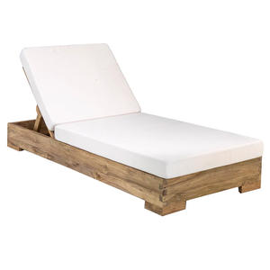 Tumbona de Madera de Teca de Lujo para Exteriores, Muebles para Hoteles y Resorts, Fabricante y Proveedor Mayorista de Tumbonas de Teca para Piscina - Product Image 1