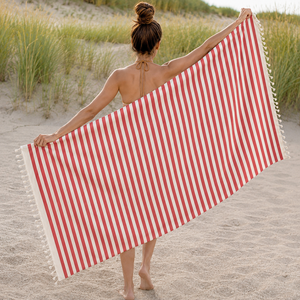 Serviette Fouta en Coton Teint Premium 100% Coton Turc, Serviette de Plage et de Hammam, Séchage Rapide, Légère, Douce, Absorbante, Design Personnalisé - Product Image 3