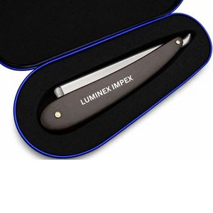 Rasoir à lame droite en bois de qualité supérieure Luminex Impex, rasoir de barbier en acier inoxydable OEM - Product Image 3