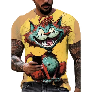 Men's T-Shirts Custom Sublimation T shirt <b>100</b>_ <b>Polyester</b> Printing Men Printed Graphic New arrival Men - Product Image 2