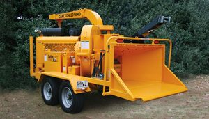 Broyeur à bois mobile Vermeer monté sur remorque, équipement de traitement du bois, machine forestière haute productivité à vendre - Product Image 2