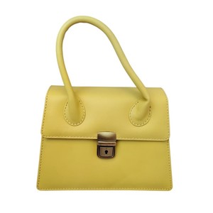Sacs à bandoulière élégants personnalisés avec logo, sacs à main jaunes en cuir véritable durables, sacs de voyage souples grande capacité – Vente en gros - Product Image 1