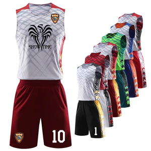 Customized 2026 Wholesale Adults Basketball Jersey Set Plus Size Quick Dry Breathable Blank Red Black Custom Uniform Vest - Product Image 2