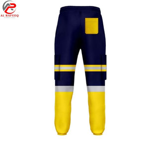 Pantalones de Trabajo Unisex de Último Diseño con Banda Reflectante de Alta Visibilidad, Logotipo Personalizable, Color Sólido 2026, Corte Ajustado - Product Image 6