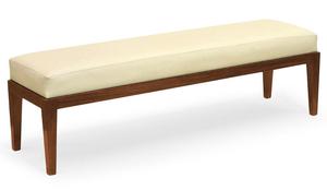 Modern Durable Wooden <b>Bed</b> <b>End</b> Bench Upholstered Entry Stool Sofa Ottoman with Removable Cover for Bedroom Hotel Hall - Product Image 2