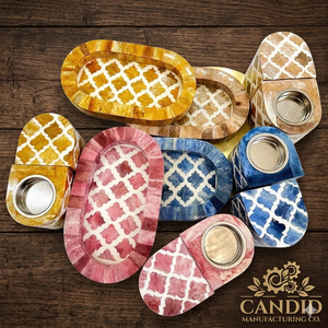 Small Gifts Mother Pearl Mubkhar <b>Set</b> Bone Inlay Tray Box Incense Burner Bakhoor Holder Aromatherapy Diffuser Lavender <b>Tea</b> - Product Image 1