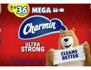 CharminUltra Strong Mega <b>Roll</b> Toilet <b>Paper</b>, 32 ct./220 sheets per <b>roll</b> - Product Image 1