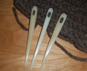 Nueva Aguja de Bordar Rústica Ecológica de Cuerno de Búfalo con Punta Fina para Lana y Hilos, Duradera para Tufting y Costura - Product Image 2