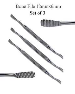 Limas de Hueso Dentales Miller, Utilizadas para Suavizar los Bordes Ásperos del Hueso, Acero Inoxidable, Aprobadas por ISO - Product Image 2