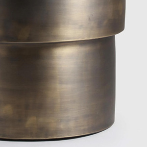 New Design Antique Brass <b>Round</b> Metal Side <b>Tables</b> Modern Minimalist Metal Coffee <b>Table</b> Handmade Living Room Furniture <b>Round</b> Top - Product Image 2