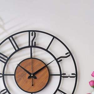 Decorative Art Deco Metal Frame <b>Wall</b> <b>Clock</b> Handmade Birthday & Ramadan Home Office <b>Wall</b> Hanging Decor Best Price - Product Image 4