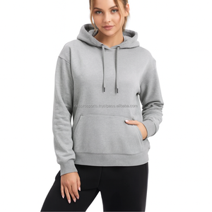Nouveauté Sweat à capuche unisexe en molleton de coton à manches longues, coupe ample, coupe-vent, confortable, tissu écologique - Product Image 2