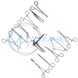Juego de Instrumentos Quirúrgicos de Alta Calidad para Episiotomía Ginecológica, 20 Piezas, Acero Inoxidable, Aprobado por la CE, Kit Quirúrgico Reutilizable - Product Image 4
