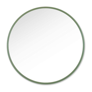 Miroir mural contemporain haut de gamme à cadre en fer cintré avec finition dorée, décoration de mariage écologique pour espaces modernes - Product Image 6
