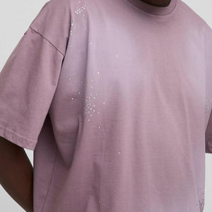 เสื้อยืดผู้ชายไซส์ใหญ่พิเศษ ผ้าฝ้าย 100% ซักกรด ทรงโอเวอร์ไซส์ ระบายอากาศได้ดี เป็นมิตรกับสิ่งแวดล้อม แห้งเร็ว - Product Image 5