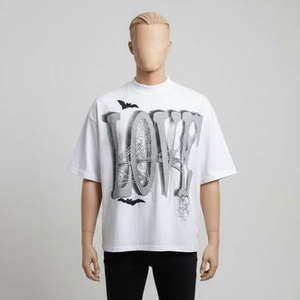 T-shirt Premium Sportif en Maille pour Homme, Col Rond, Coupe Droite, Épaules Tombantes, Qualité Luxe 240 g/m², Polyester/Coton, Design Personnalisé, Vierge - Product Image 1