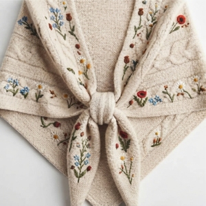 Châle en tricot doux et chaud de haute qualité pour l'hiver, écharpe Pashmina pour femme, cape, pull, poncho, vente en gros directe du fabricant - Product Image 1