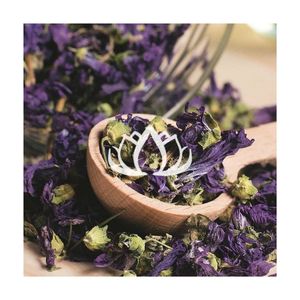 TOP GRADE 2026 Butterfly Pea Flower Dried Blue <b>Tea</b> Ingredient for Beverage <b>Infusion</b> and Baking Decoration - Product Image 1