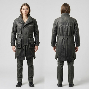 Manteau long imperméable et respirant en toile cirée pour femme 2026 – Robuste, idéal pour l'extérieur et la conduite, 100 % coton - Product Image 5