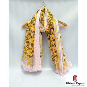 Pañuelo Cuadrado de Seda Estampado de Lujo para Mujer, Suave y Ligero, Hiyab, Chal, Fabricante OEM ODM, Proveedor Mayorista - Product Image 3