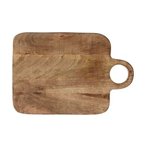 Planche à découper en bois massif robuste avec finition à l'huile naturelle, surface résistante aux rayures et base antidérapante pour trancher et découper. - Product Image 4