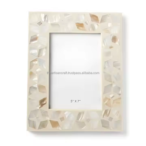 Cadre photo classique en incrustation de nacre pour style intérieur intemporel décor à la maison et décor de table meilleur vente en gros - Product Image 5