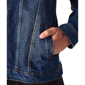 2024 Wholesale Custom Made Men's Classic Casual <b>Denim</b> <b>Jacket</b> - <b>Lightweight</b> and Stylish Jean <b>Jacket</b> High Quality Made in Pakistan - Product Image 4