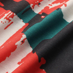 T-shirt d'été pour homme, coupe ajustée, coton/polyester élastique, t-shirt de performance athlétique, manches courtes, évacuation de l'humidité, entraînement en salle de sport - Product Image 4