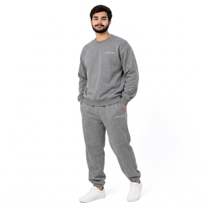 Conjuntos de Sudadera Extra Grandes Personalizados en Felpa de Algodón con Puños Acanalados para Marcas de Ropa Independientes - Product Image 1