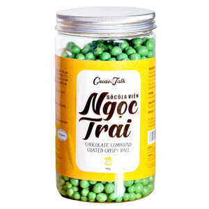 Fabricación al por Mayor de Chocolate Compuesto para Exportación, Profesional, OEM/ODM, HALAL, Bolas Crujientes de Chocolate con Té Verde para Decorar Pasteles - Product Image 1