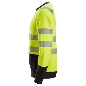 เสื้อเชิ้ตนิรภัยสะท้อนแสงสีเหลืองดำ แขนยาว ระดับ Class 2 สำหรับงานอุตสาหกรรม - Product Image 3