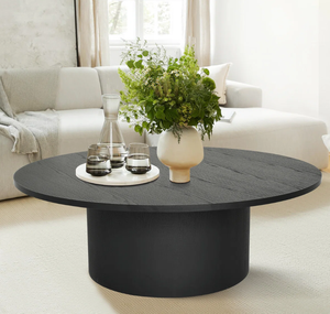 Table basse contemporaine en bois massif, design élégant, pliable, finition laquée, écologique, durable, facile à nettoyer, design antique, meubles pour la maison - Product Image 1