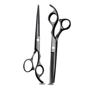 Tijeras de Corte de Pelo Profesionales Sanglar de 6 Pulgadas para Zurdos, Serie Razor Edge, Tijeras de Peluquería para Cortar y Entresacar Cabello - Product Image 5