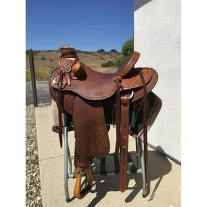 Silla de montar inglesa de cuero natural hecha a mano, resistente al agua, de alta calidad, precio al por mayor. - Product Image 3