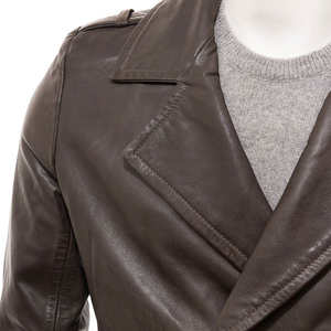 Veste d'hiver pour homme la plus vendue avec fermeture éclair robuste, motif personnalisé, style urbain, tissu en cuir tendance - Product Image 4