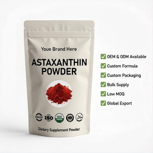 Astaxantina en Polvo de Fábrica, Suministro OEM, Marca Privada, Suplemento Dietético, Certificado GMP - Product Image 2