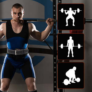 เข็มขัดยกน้ำหนักหนังแบบมีแผ่นรองสำหรับออกกำลังกายสำหรับผู้ชายและผู้หญิง เข็มขัดออกกำลังกายยี่ห้อ Reaper พร้อมโลโก้แบบกำหนดเอง - Product Image 6