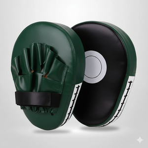 DAWNFROCE - Almohadilla de Entrenamiento de Boxeo Profesional, Transpirable, de Material PU Duradero, Color Negro y Verde Azulado, para Entrenamiento de Boxeo - Product Image 1