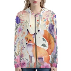 Sudadera con Capucha Sublimada Personalizada de Diseño Superior, Superventas, con Logotipo Personalizado, Ropa Urbana para Mujer, Transpirable, con Impresión por Sublimación - Product Image 6
