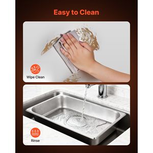 Scaldavivande Elettrico Commerciale a Tre Cassetti in Acciaio Inossidabile 85-1, Compatto e Indipendente, Attrezzatura per Mantenere Caldi gli Alimenti - Product Image 6